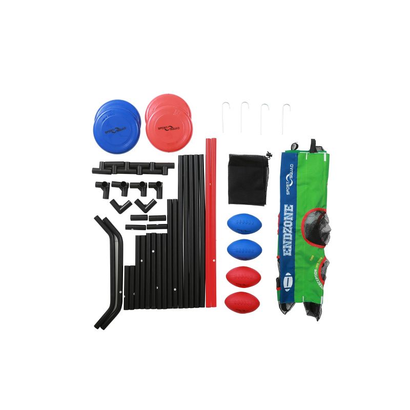 Sport Squad 2-in-1 Indoor/Outdoor Football and Disc Toss EndZone Challenge