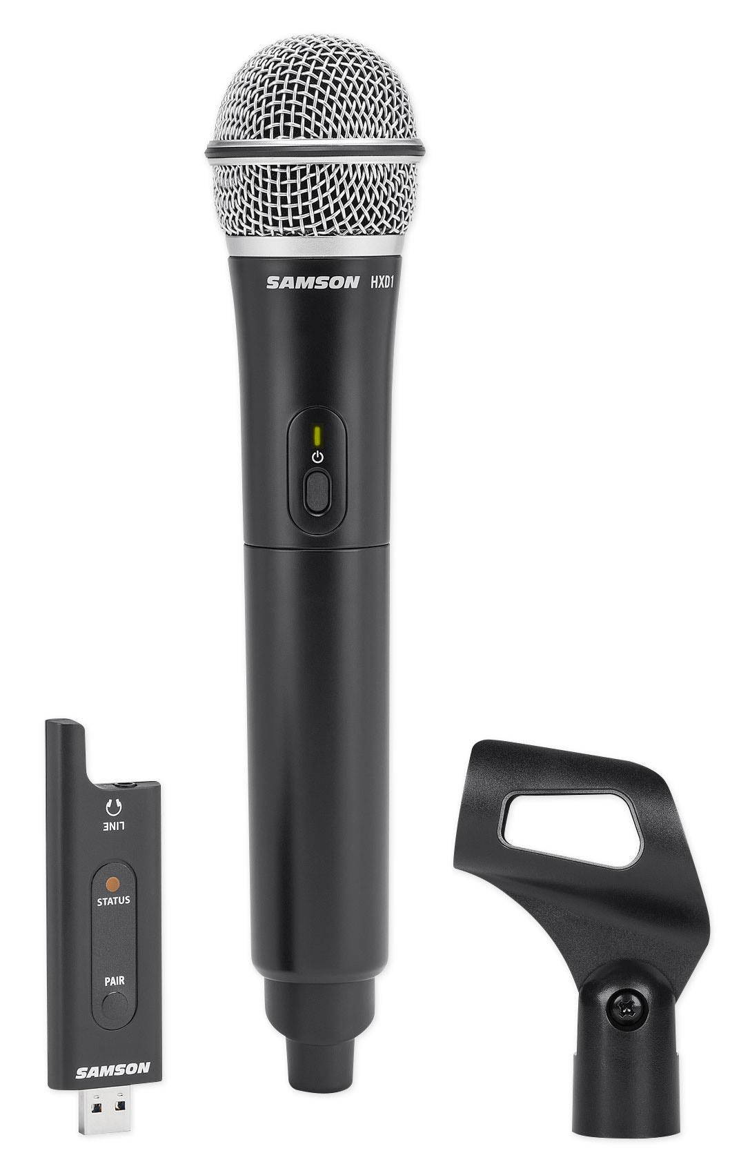 SAMSON Stage XPD2 Handheld USB Wireless Podcast Podcasting Microphone+Mic Clip