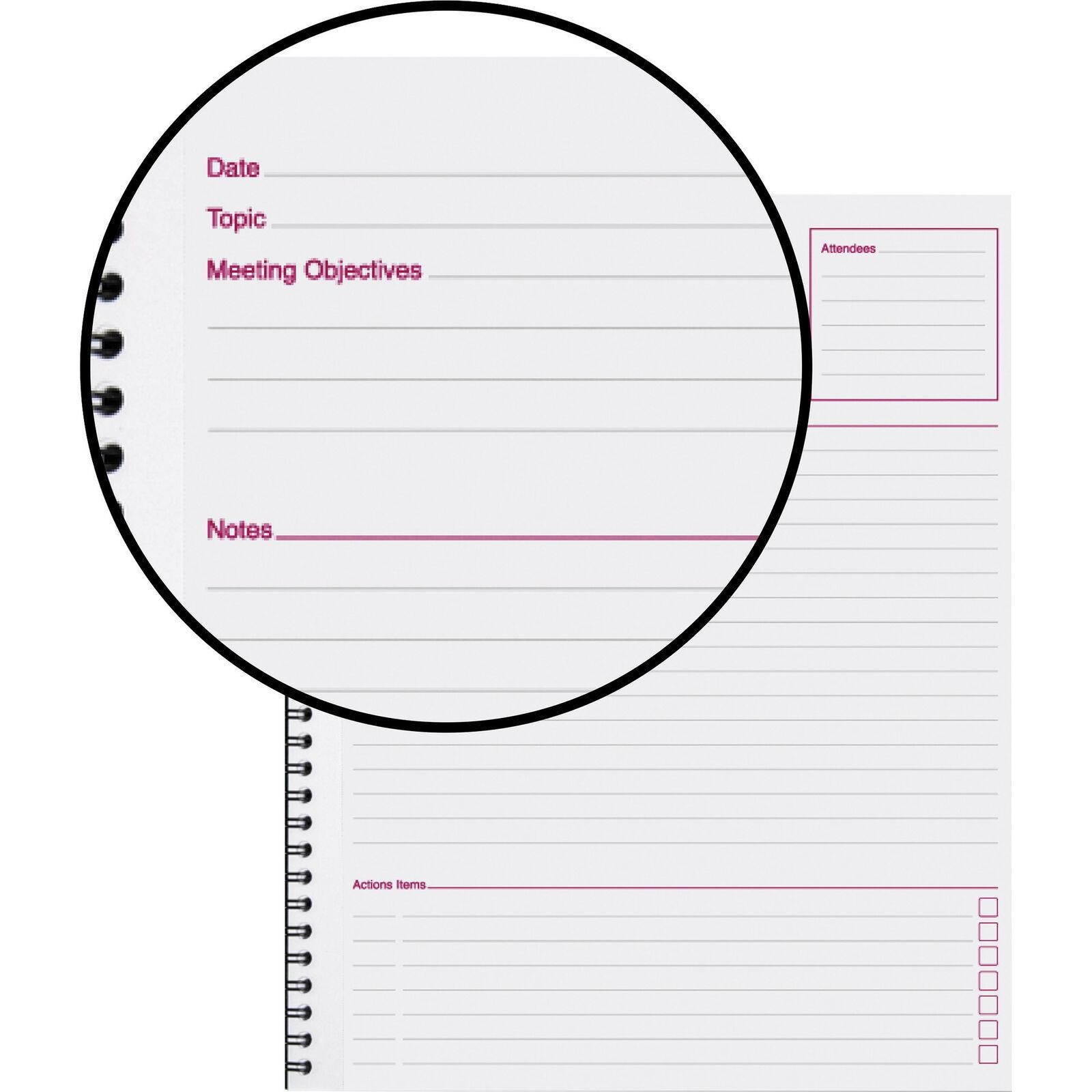 Mead Cambridge Limited Meeting Notebooks - 80 Sheet - College Ruled - (mea06132)