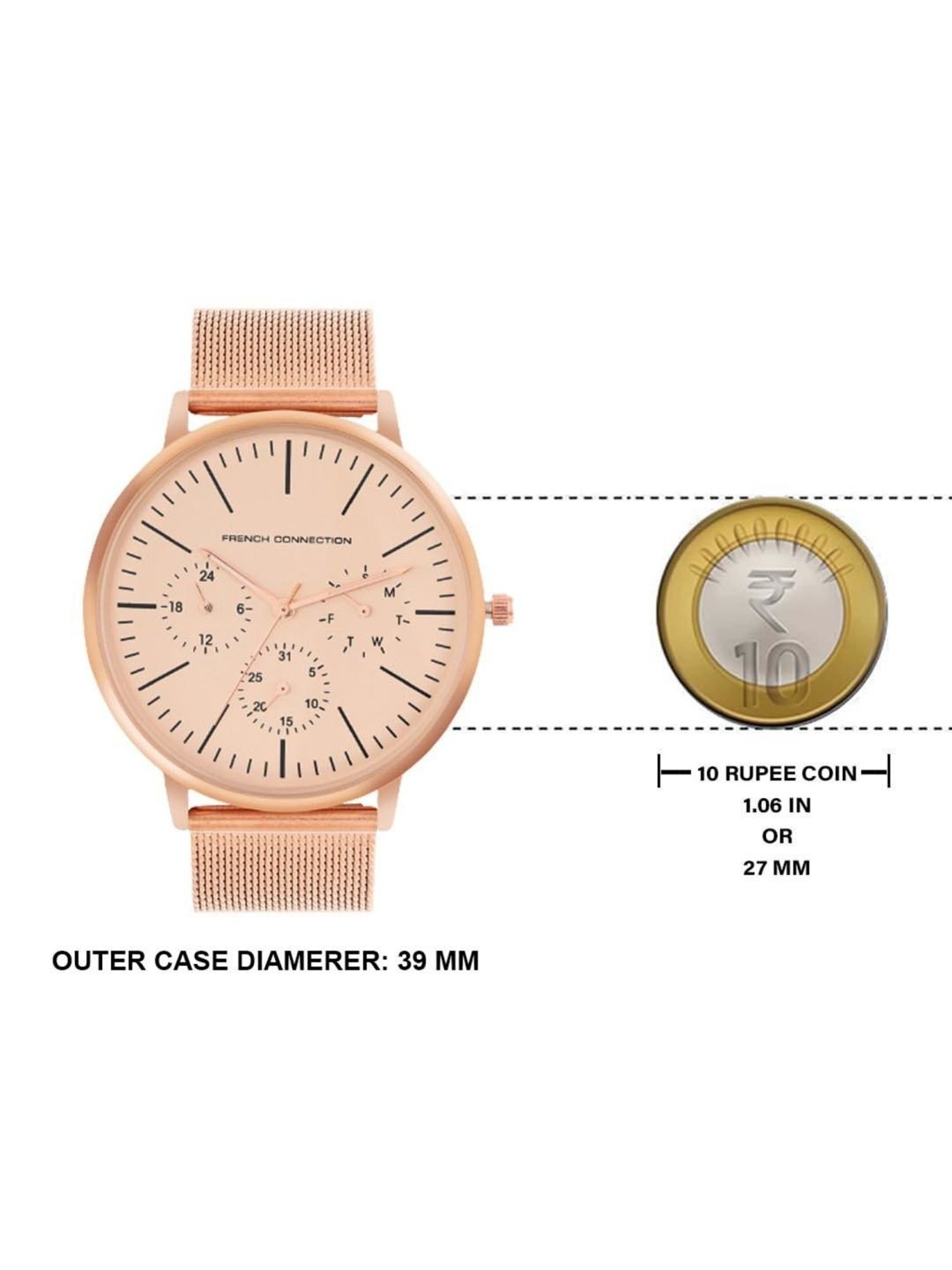 French Connection FCN00051D Mario Multifunction Watch for Men