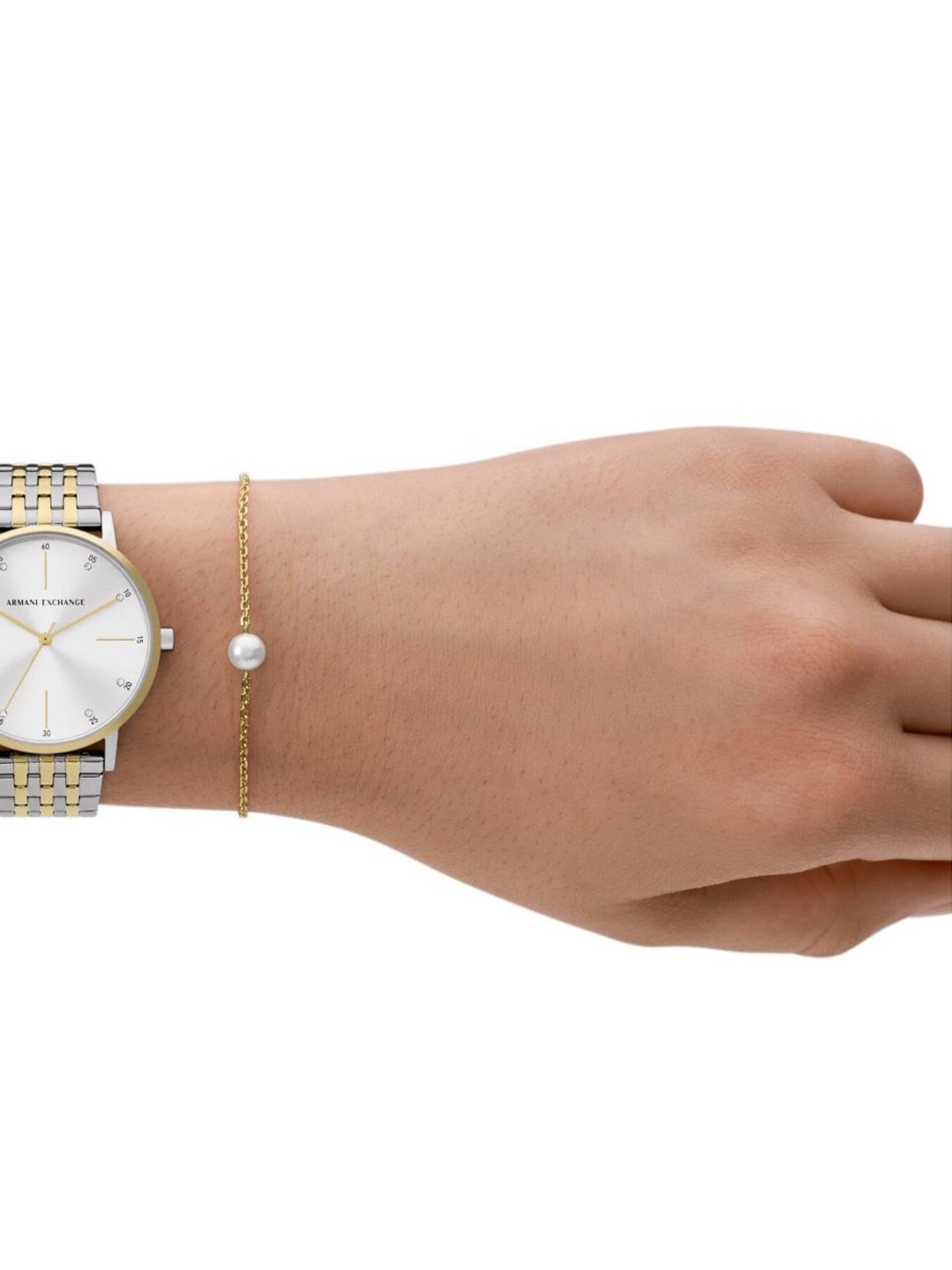 Armani Exchange AX7156SET Lola Analog Watch with Bracelet for Women