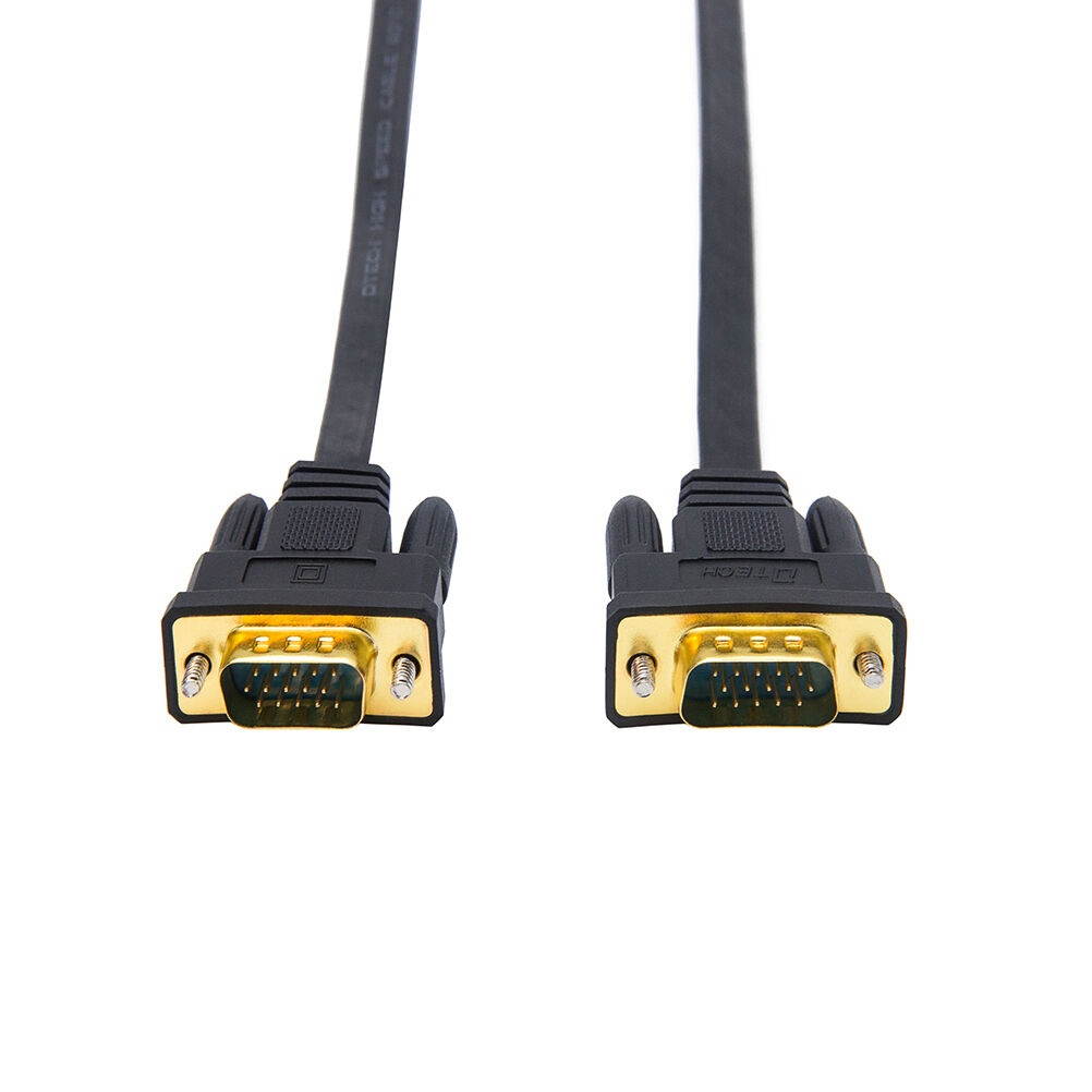 15 ft Long VGA Cable Male to Male SVGA Monitor Cord Slim Computer Wire 5m