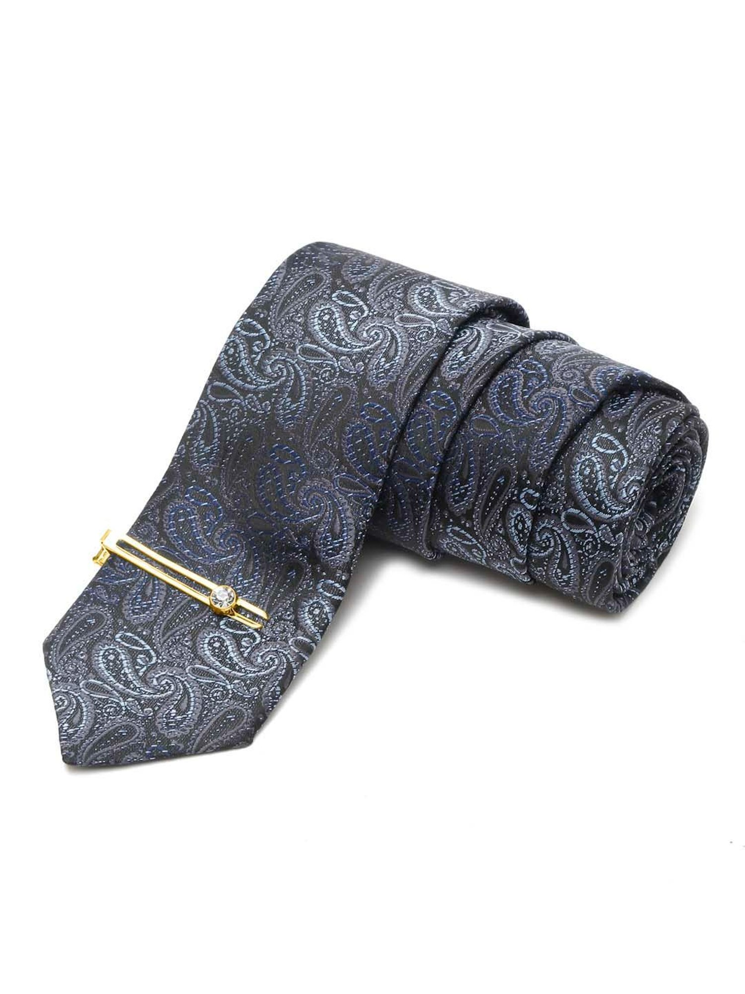 Louis Stitch Navy Printed Necktie Gift Set - Set of 3