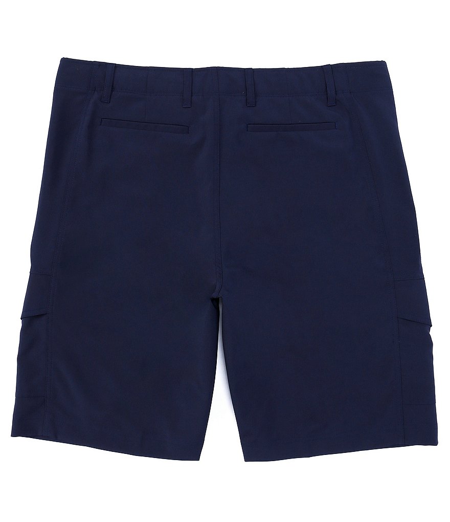 Caribbean Big and Tall 9#double; and 11#double; Inseam Knit Jacquard Shorts