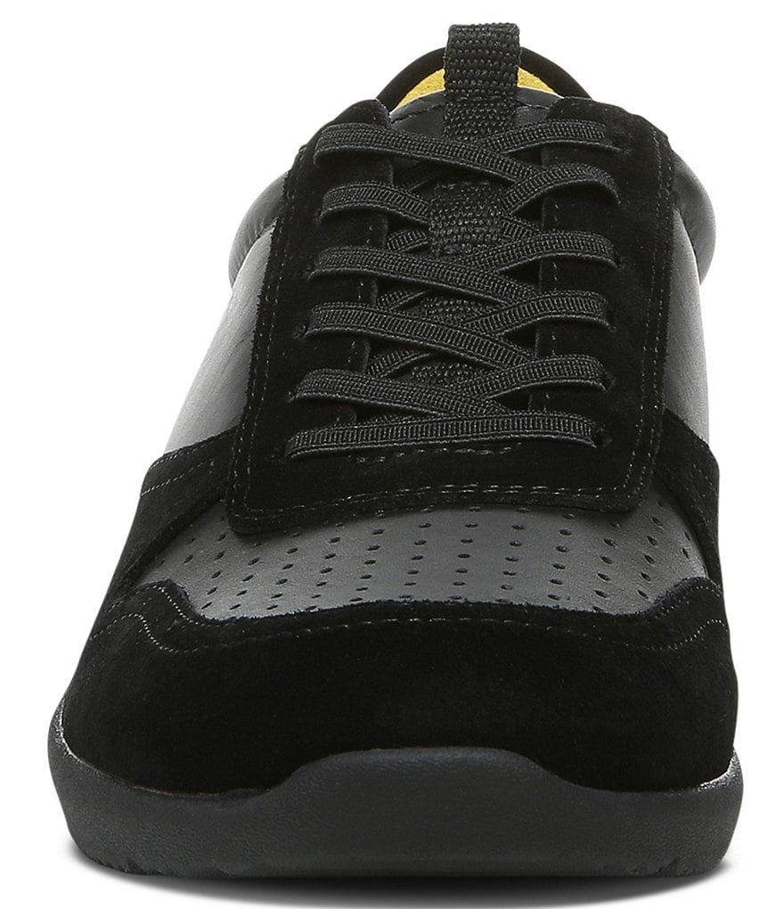 Vionic Karigan Leather And Suede Lace-Up Sneakers