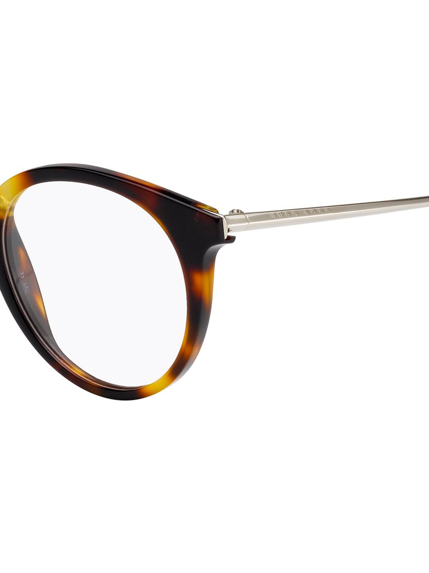 Hugo Boss Brown Round Eye Frames for Women