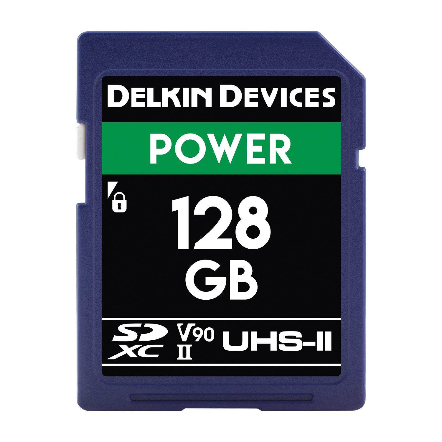 Delkin DDSDG2000128 Devices 128GB Power SDXC UHS-II (U3/V90) Memory Card