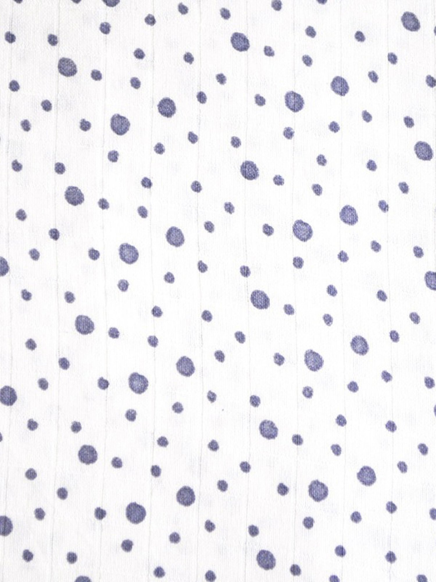 The Baby Atelier Dot Printed Purple Organic Cotton Baby Quilt