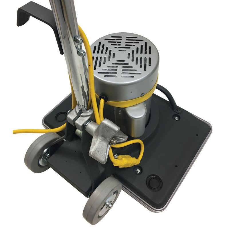 Koblenz Industrial and Commercial 1.5 HP 14 x 20 Inch Cleaning Pad Heavy Duty Floor Cleaner Machine with Non Marking Wheels and 3500 RPM Brush Speed