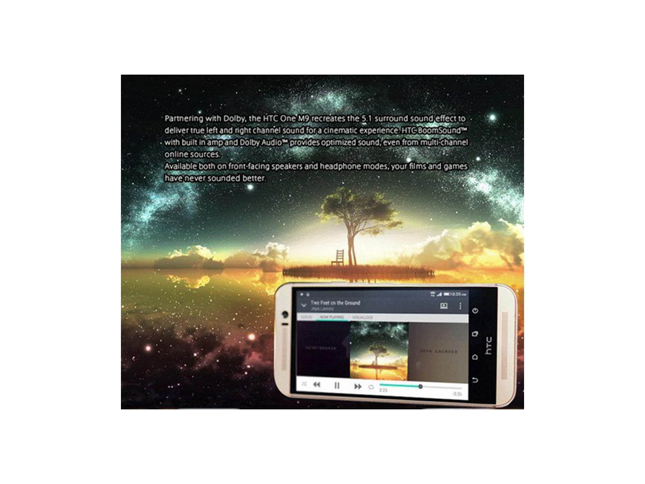 HTC ONE M9 32GB Unlocked GSM 20MP Camera Smartphone (Verizon version) Silver