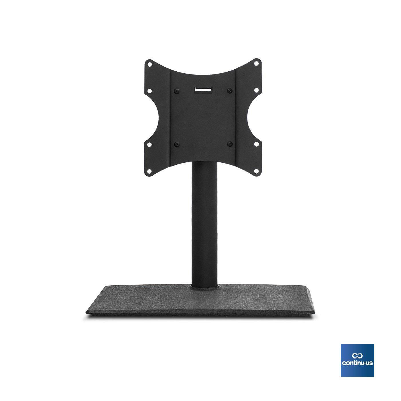Universal Standing TV Swivel Stand for TVs up to 42  | Continu.us Tabletop Height Adjustable, Free-Standing, Swiveling Mount. Features Theft Prevention & Child Safety Locking.