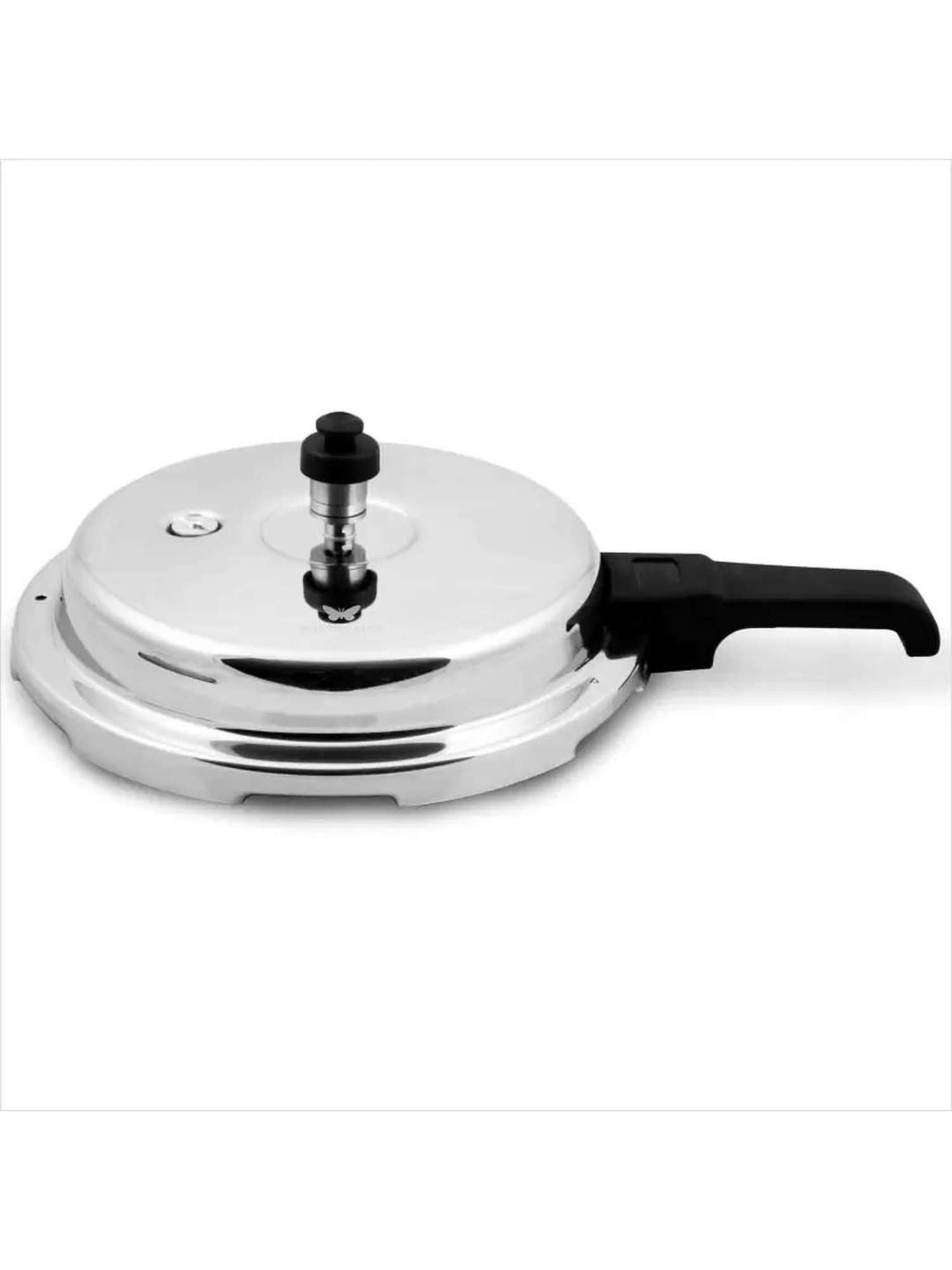Butterfly Silver Stainless Steel Induction Curve Pressure Cooker (5.5 L)