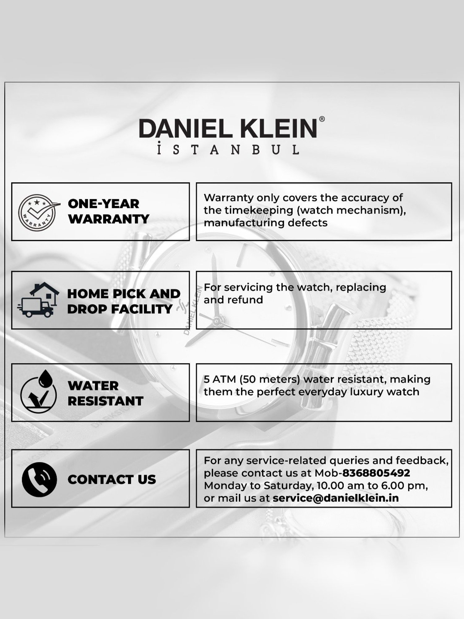 Daniel Klein DK.1.13677-1 Analog Watch for Men