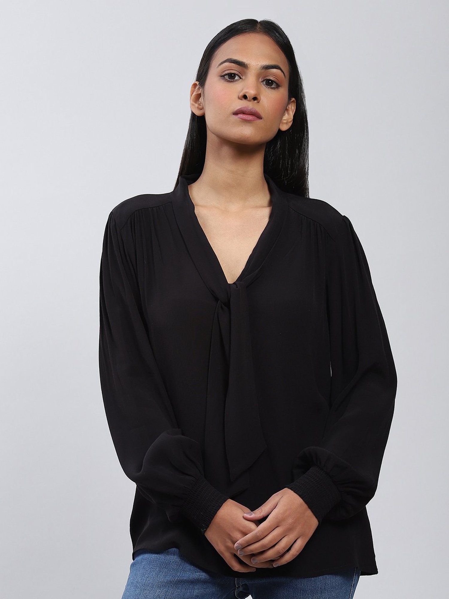 Label Ritu Kumar Black Top