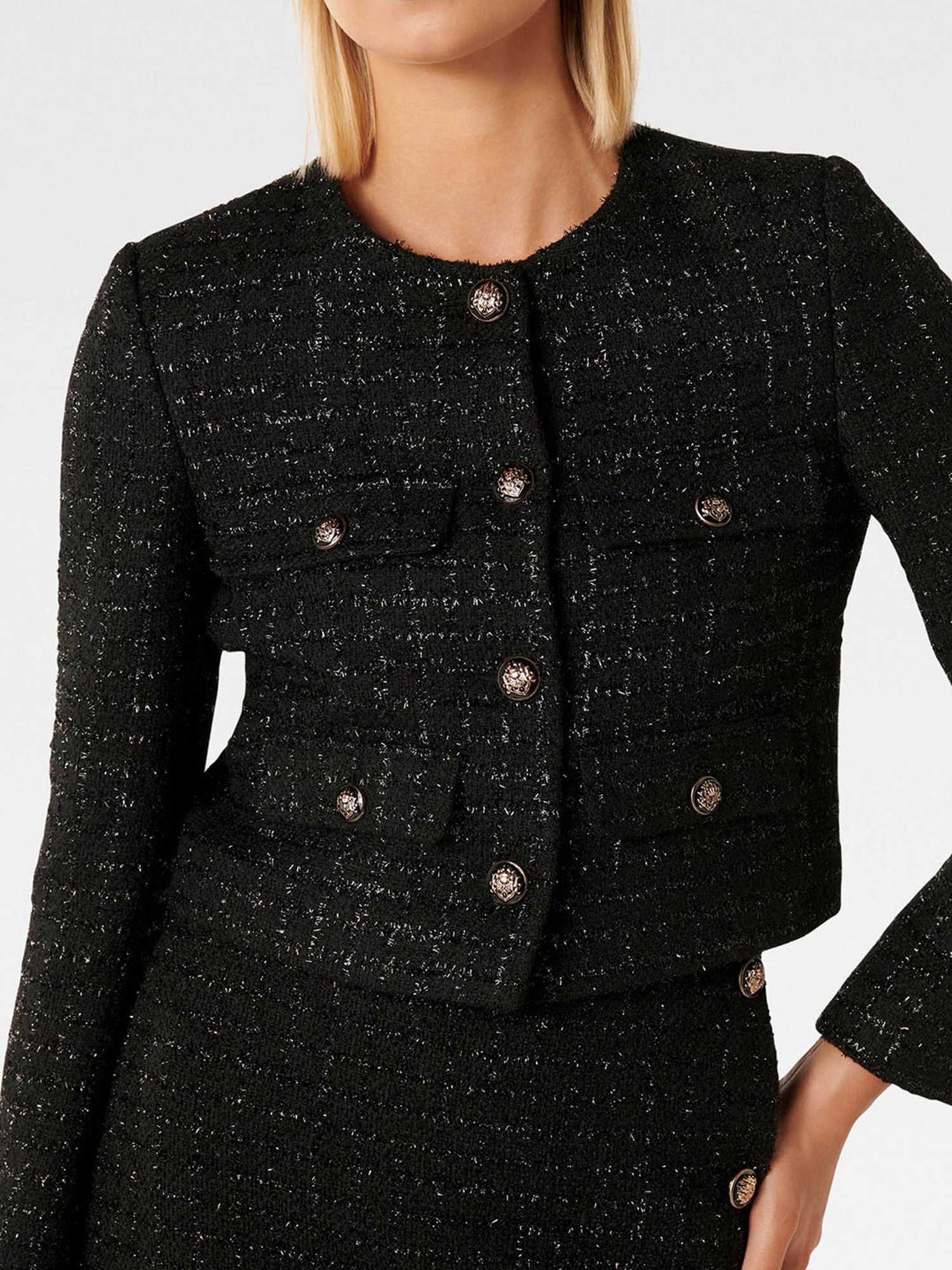 Forever New Amarie Boucle Crop Jacket