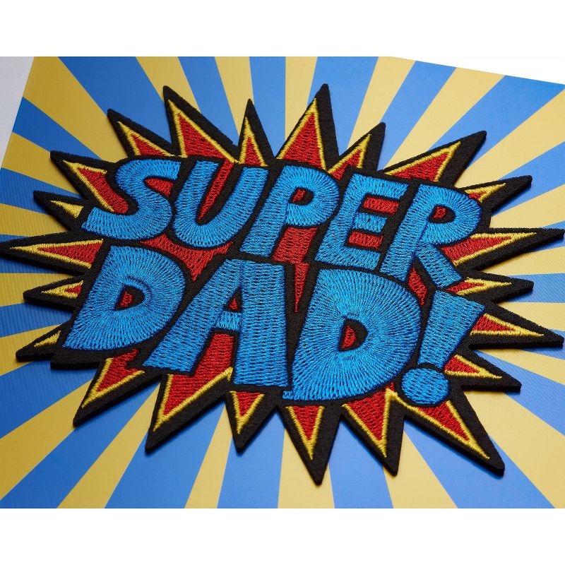 Fathers Day Greeting Card Super Dad Patch - PAPYRUS