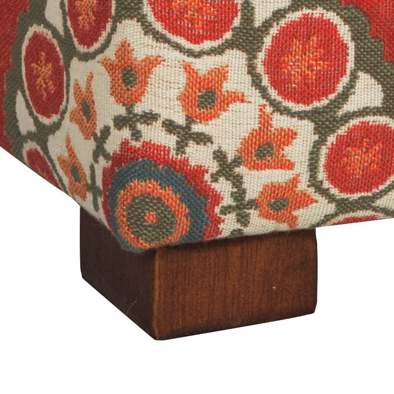 Storage Ottoman Medallion Print - HomePop