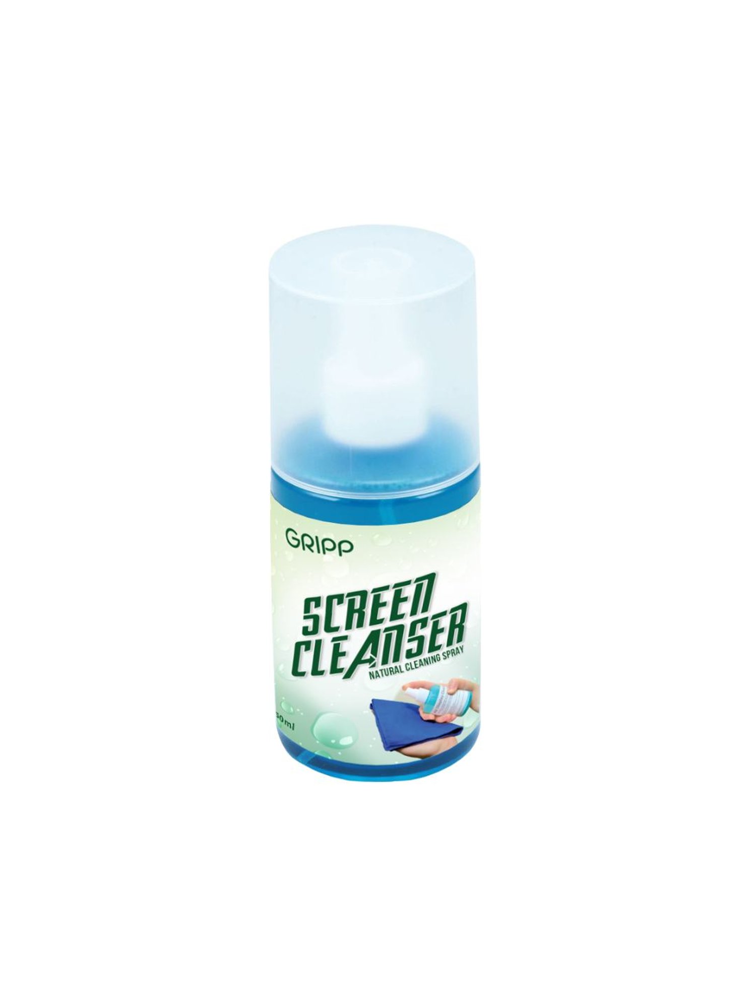 GRIPP 4 in 1 Professional Screen Cleaner Kit Includes Screen Cleanser Spray 150ml (Blue)