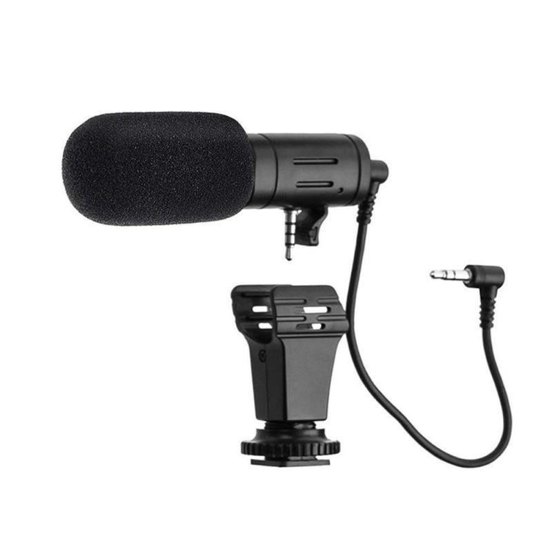 MIC-06 Mini Microphone For Samsung Xiaomi Phones 3.5mm Condenser Mic For DSLR Smart Video Camera Outdoor Interview Microphone