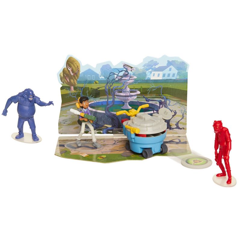 The Last Kids on Earth Quint Action Figure 2.5" - Hero Pack Playset with 2 Zombies & Disk Launcher