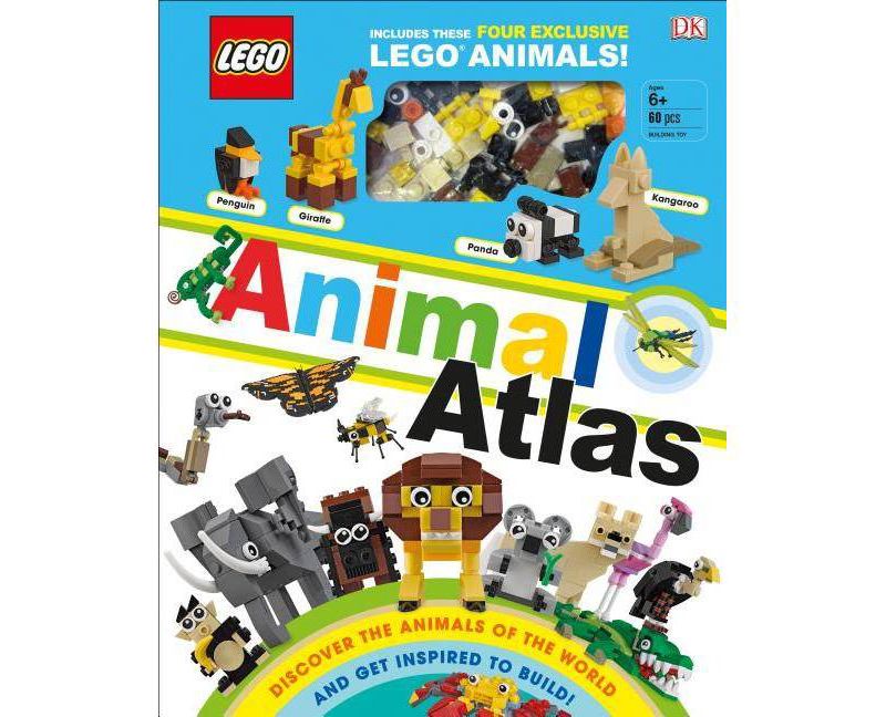 Lego Animal Atlas : Discover the Animals of the World and Get Inspired to Build! - (Hardcover) - by Rona Skene
