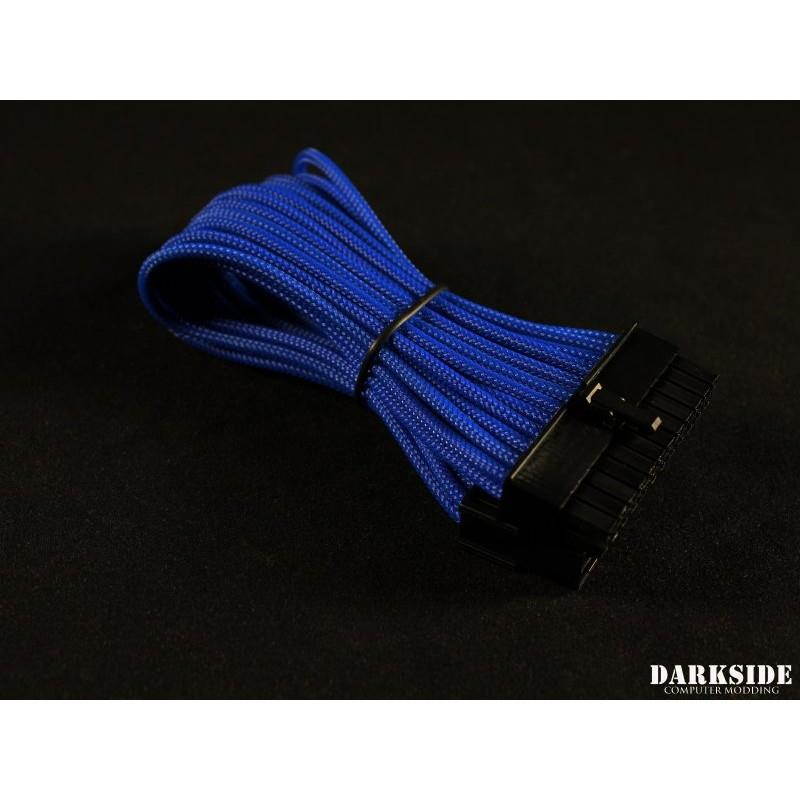 Darkside 24-Pin ITX 7" (20cm) HSL Single Braid Extension Cable - Blue (DS-0635)