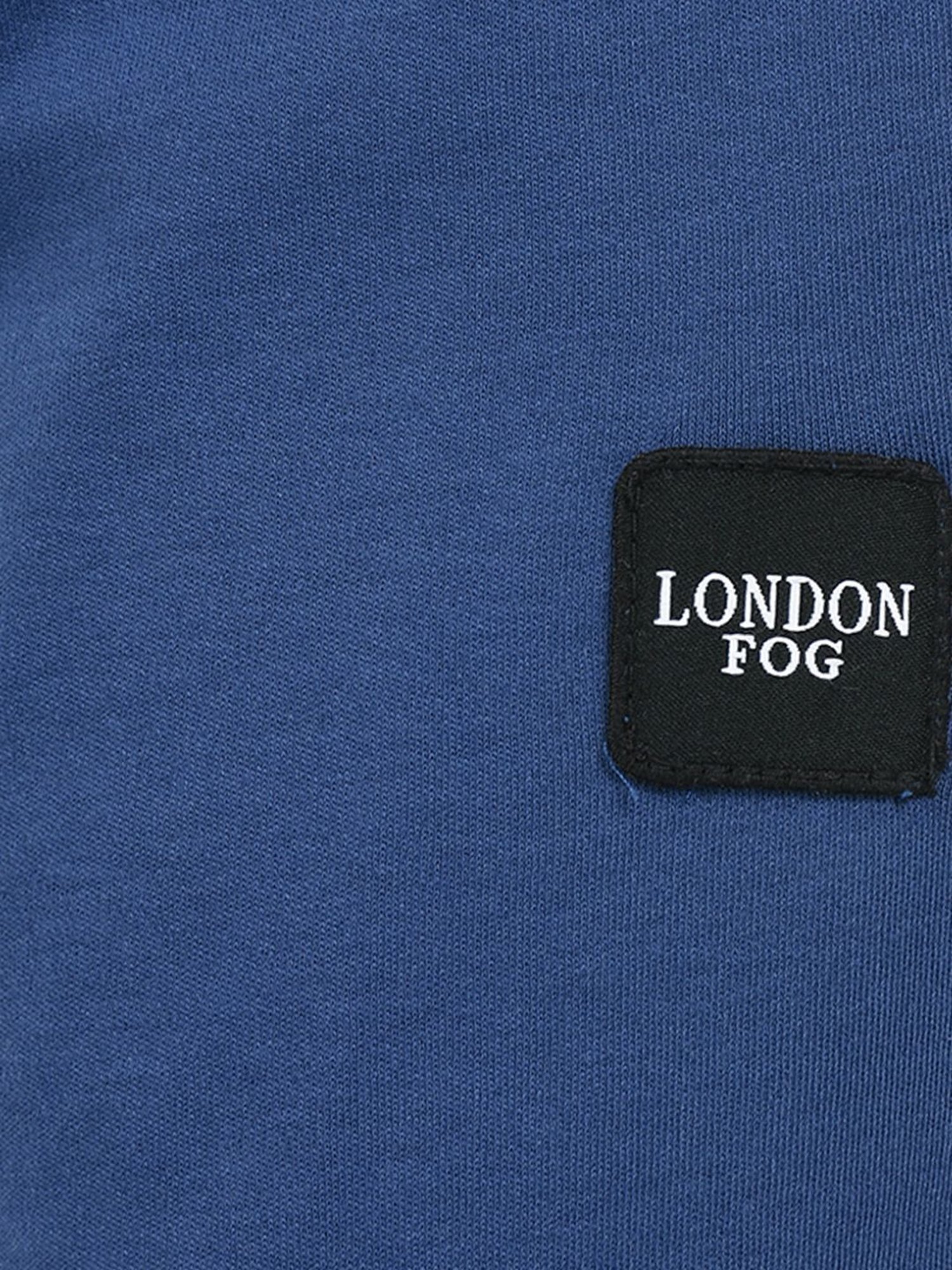 London Fog Blue Regular Fit Track Pants