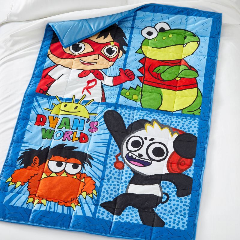 Ryan's World Square Up Weighted Blanket