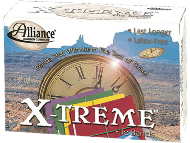 Alliance 02005 X-treme File Lime Rubber Bands, 7 x 1/8, 175 Bands/1 lb. Box