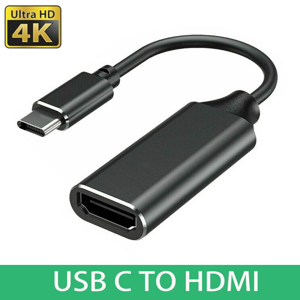 USB C to HDMI Adapter, USBC Type C to HDMI Converter (4K@30Hz), Thunderbolt 3 Compatible with iMac, MacBook, Samsung, Surface Pro and More