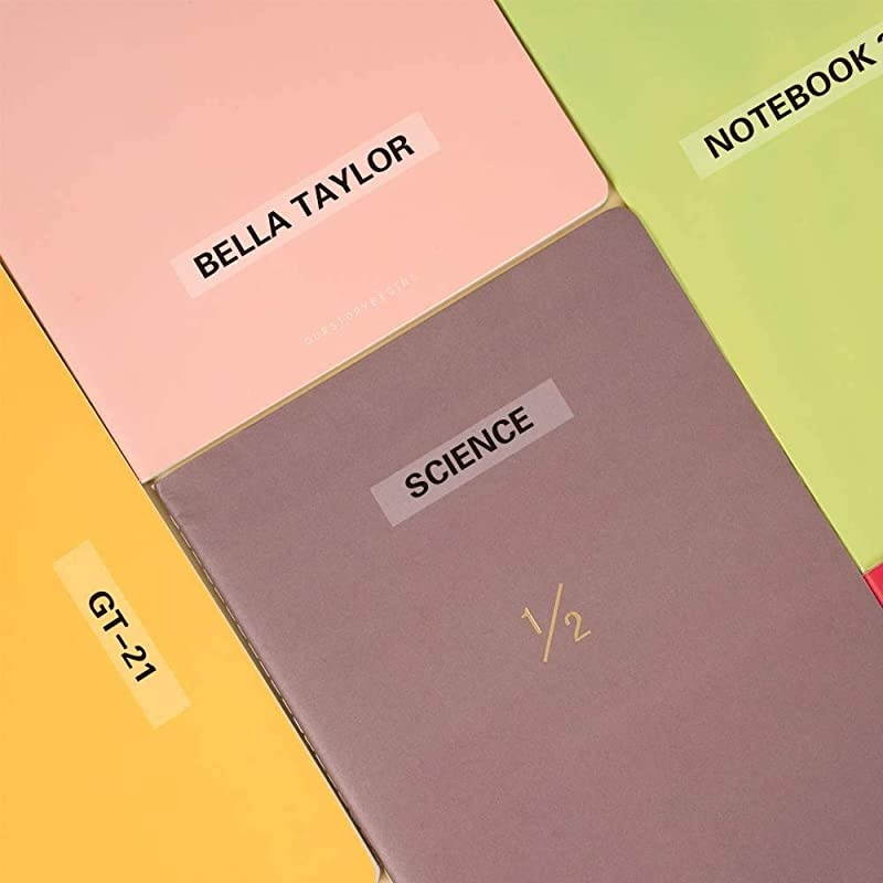 Compatible Label Tape Replacement for DYMO LetraTag Refills 16952 12267 S0721530 Black on Clear Plastic Tape for DYMO Label Maker Plus LT100H LT100T QX50 12Inch x 13 Ft 12mm x 4m 6P