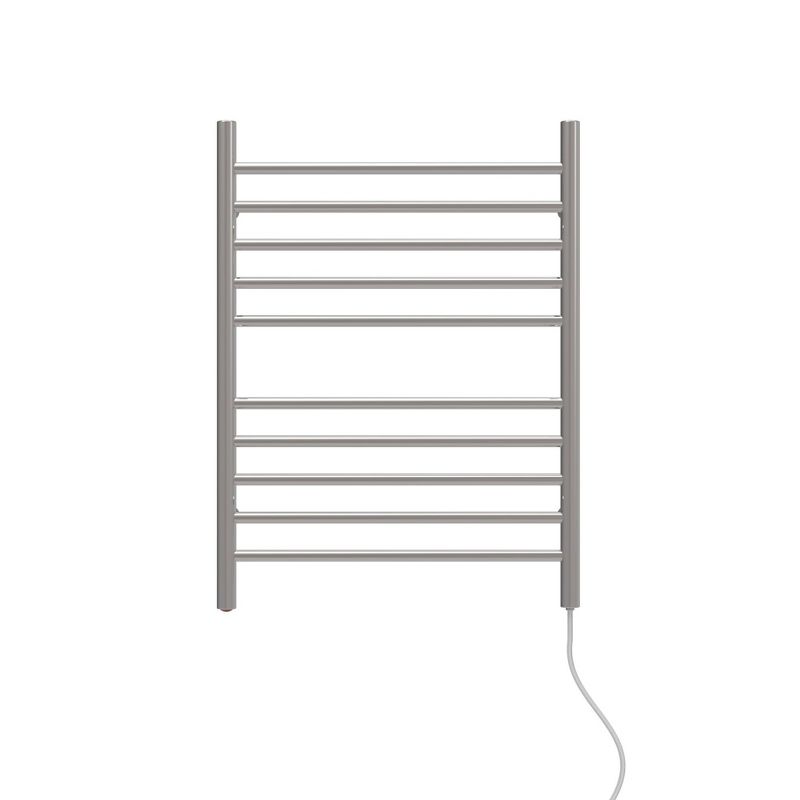 Amba  RWP-SP Radiant 10 Bar Plug In Straight Heated Towel Warmer, Polished