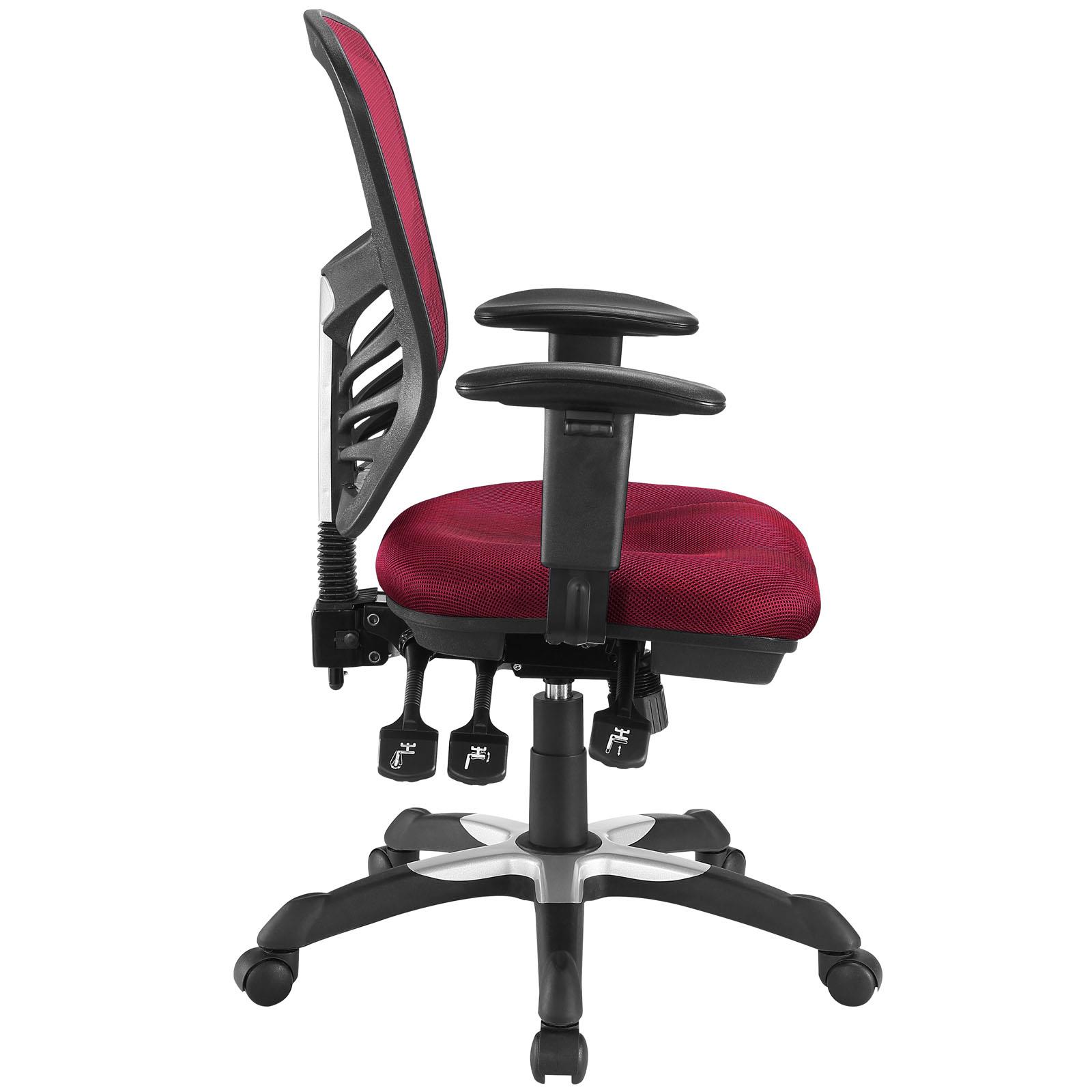 Articulate Mesh Office Chair in Red