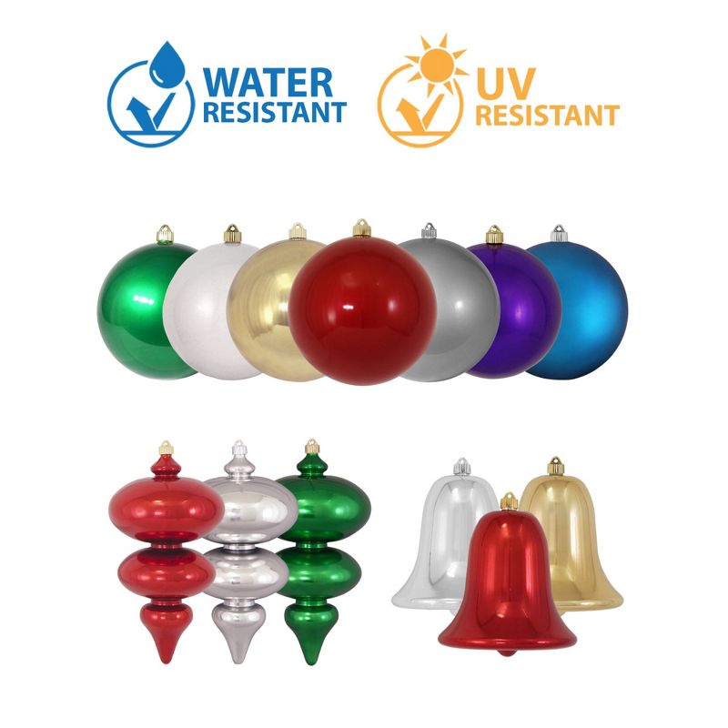 Christmas by Krebs Shiny Candy Green Shatterproof Christmas Ball Ornament 8" (200mm)