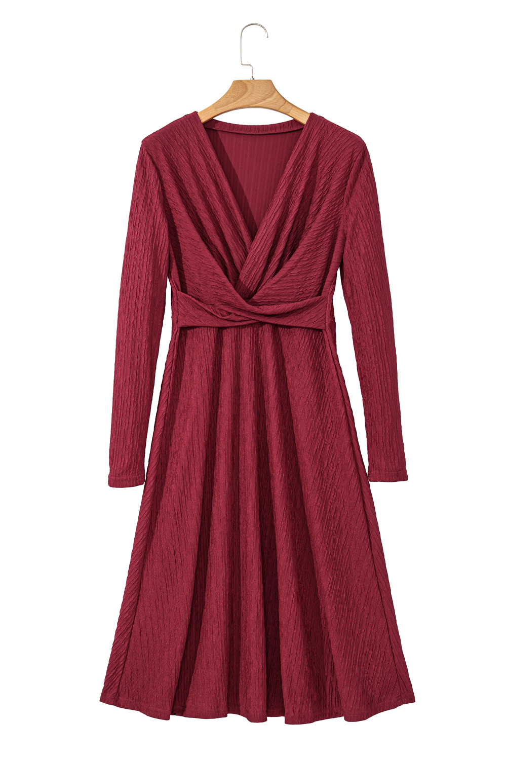 Multicolour Floral Print Split Neck Midi Dress