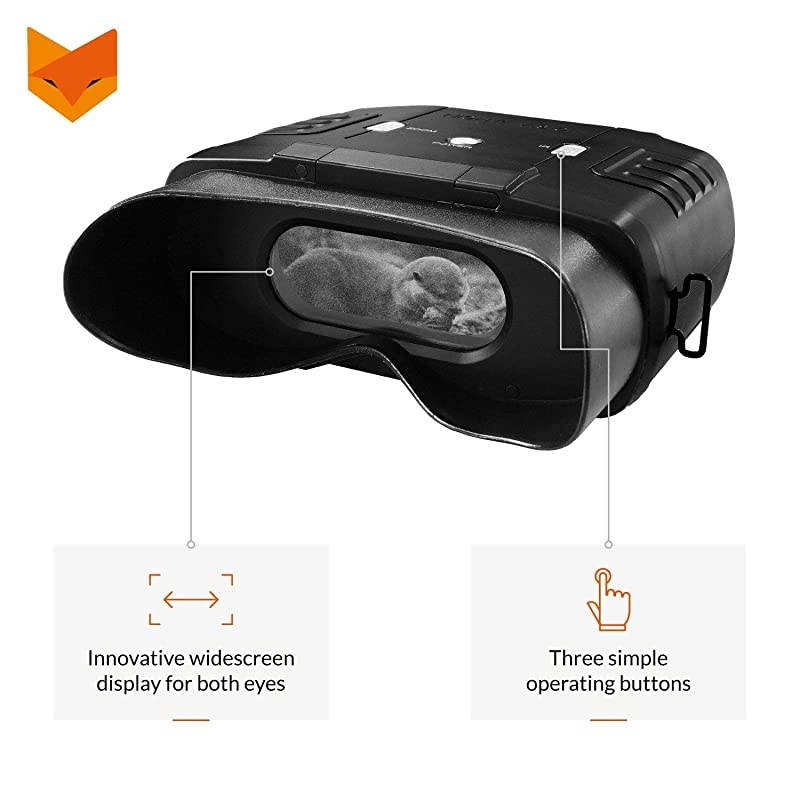 100V Widescreen Digital Night Vision Infrared Binocular with Zoom 3x20