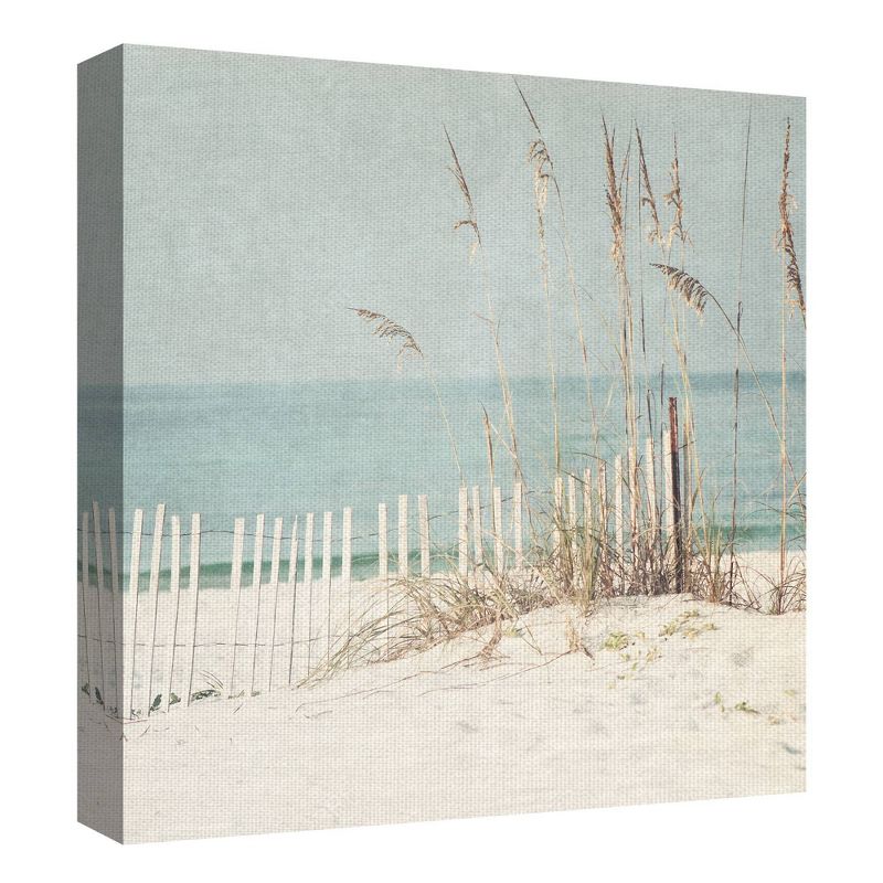 35" x 35" At the Beach Light Square by Kristen Naugle Art on Canvas - Fine Art Canvas