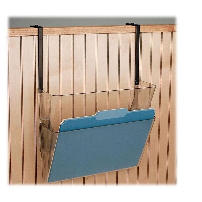Officemate Wall File 13"x4-1/8"x11" Letter 2/BX Clear 21404