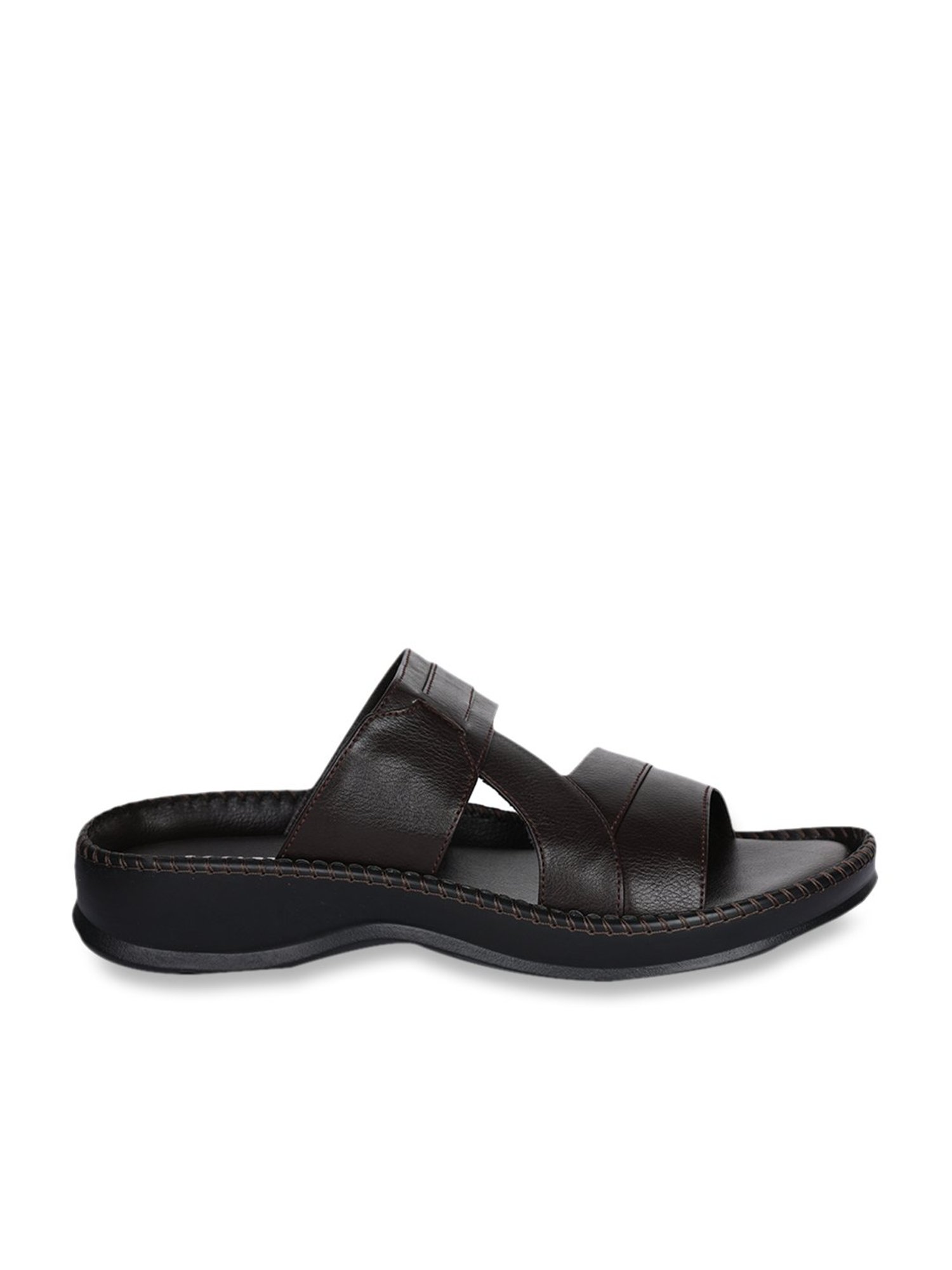 Coolers by Liberty Men's Dark Brown Casual Sandals
