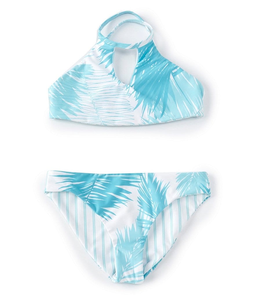 Splendid Las Palmas Reversible High-Neck Bra Top & Reversible Retro Hipster Bottom Two-Piece Swimsuit