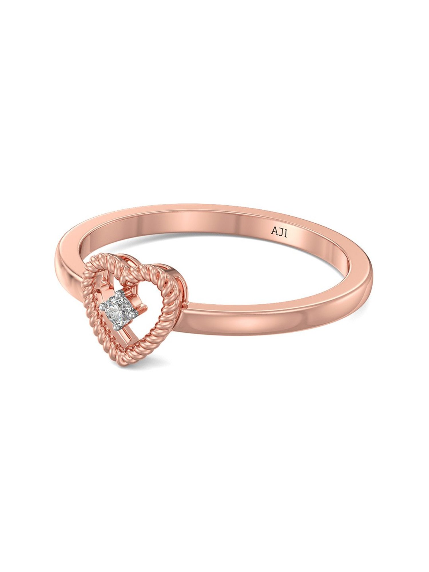 Mia By Tanishq Nature's Finest 14k Yellow Gold Radiant Sp Elegance Diamond Ring