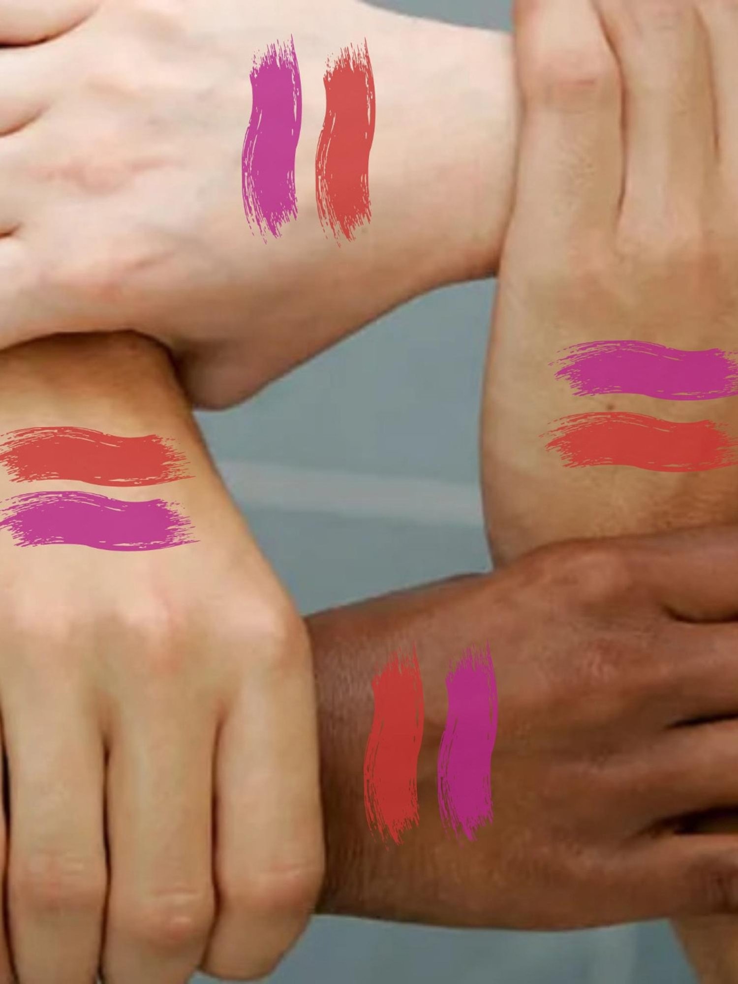 KINDED Liquid Lip Colour 02 More Magenta & 03 Vermilion Red Combo