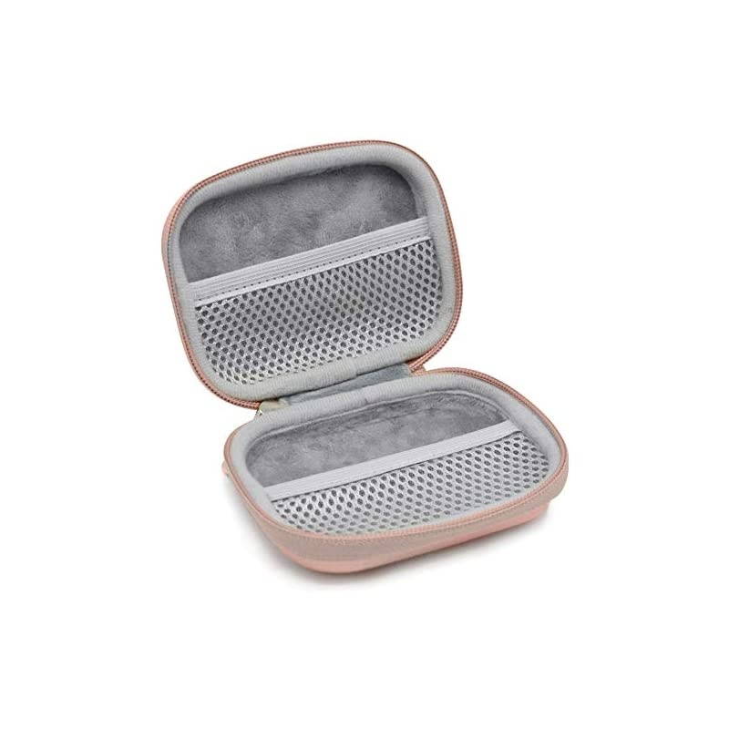 Protection and Storage Case for Airpods Case, Featured Design, mesh Pouches for airpods case, Wall Charger and Cable, (Rose Gold)
