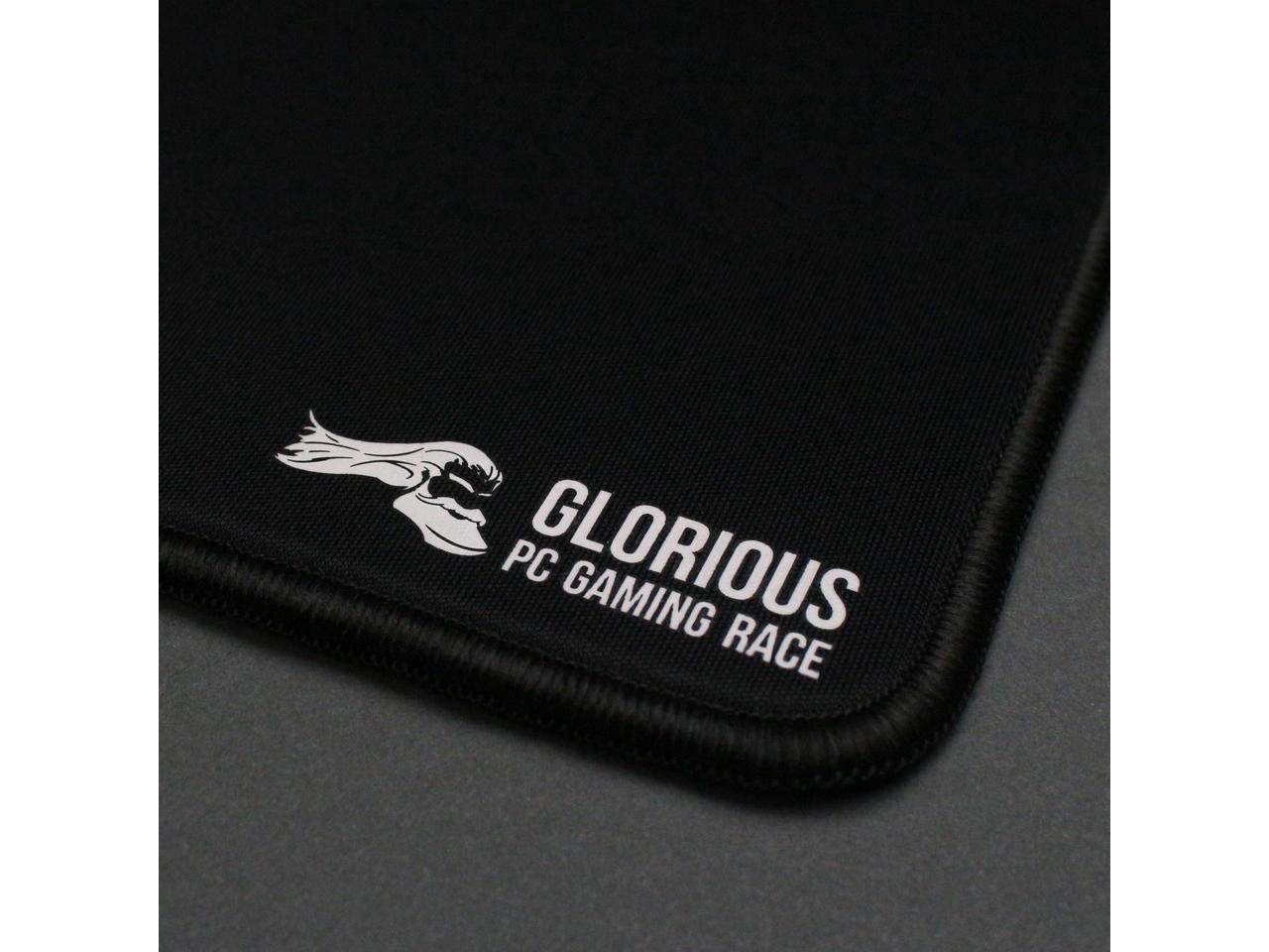 High Quality Glorious Gaming Mouse Mat / Pad - Thick , Large, Stitched Edges, 2mm thick Mousepad | 11"x13"x0.08" , Smooth cloth surface,Non-slip rubber base, Anti-Fraying stitched