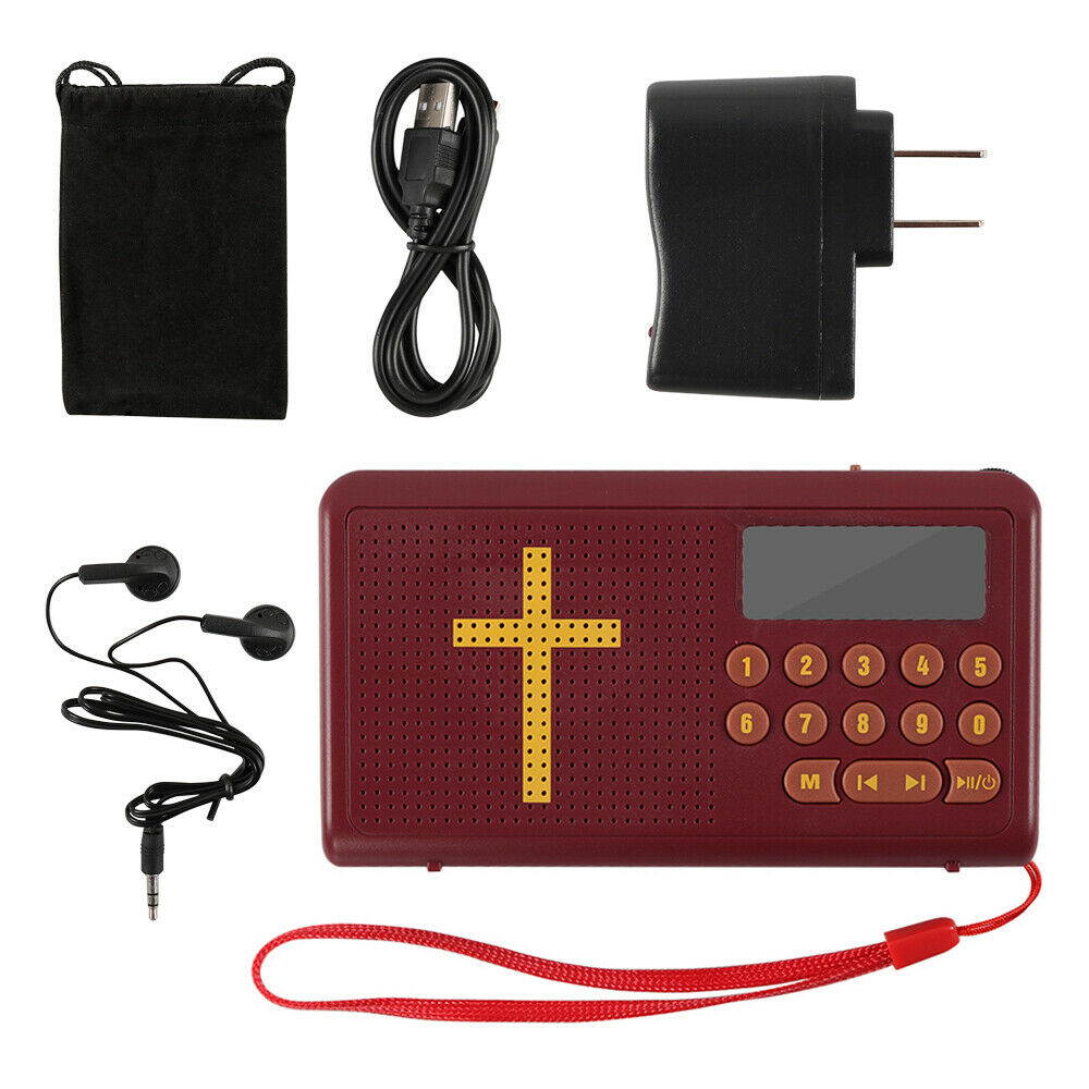 Mignova Bible Rechargeable Audio Player Electronic Bible Talking King James Version