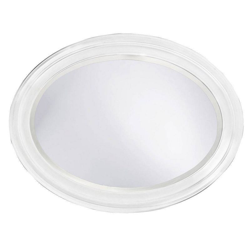 Oval George Decorative Wall Mirror White - Howard Elliott
