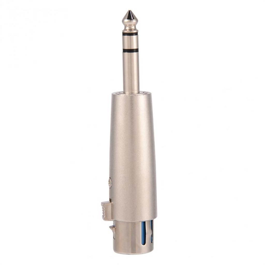 3 Pin XLR Female to 1/4 6.35mm Stereo Male Plug TRS Audio Cable Cord Mic Adapter 2019 New Arrival fashion (1pcs)