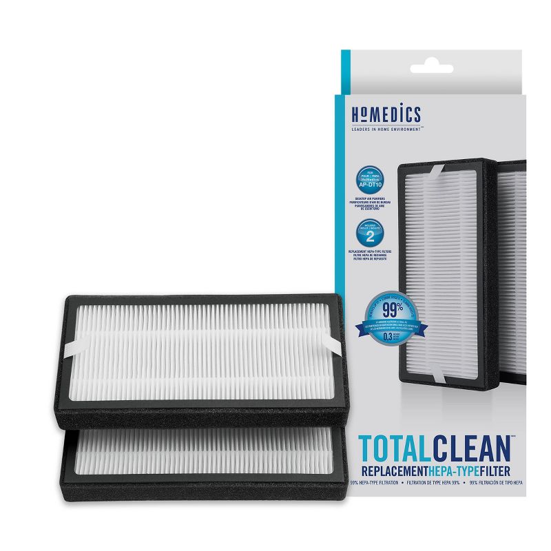 HoMedics Desktop Air Purifier Hepa Replacement Filter
