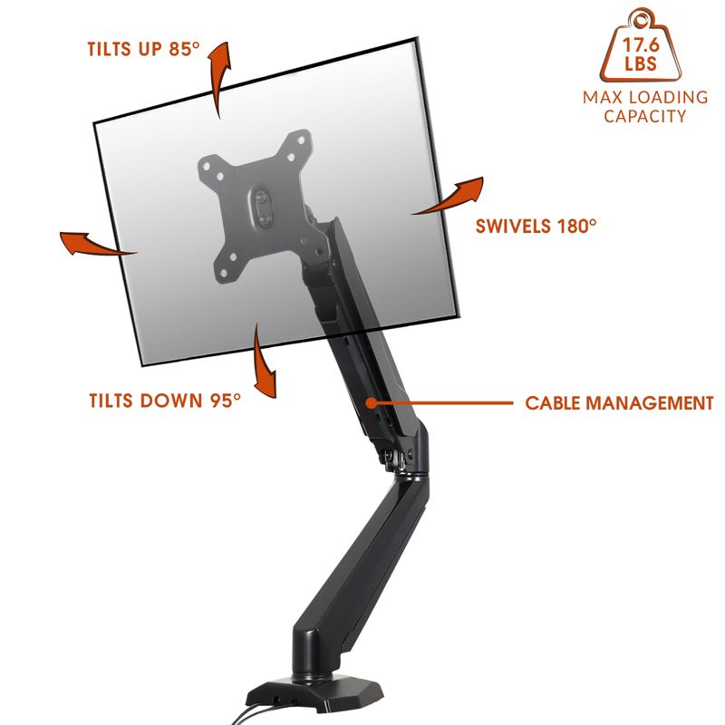 ProHT Standing Desk Height Adjustable Sit-Stand Computer Desk (05516A), Ergonomic Stand Up Desk Computer Workstation Riser for Laptop/Desktop/Monit...