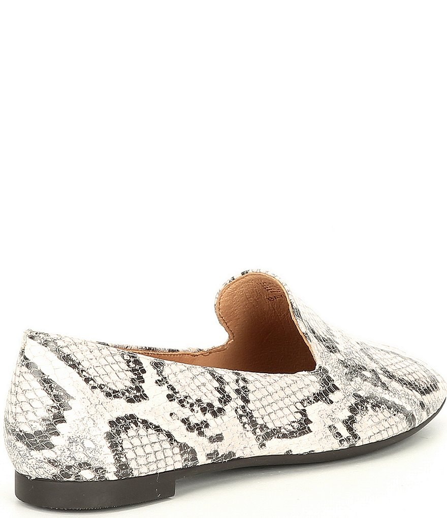 Antonio Melani Bayline Snake Print Leather Loafers